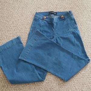 Express Midrise Wide Leg Flare Jeans